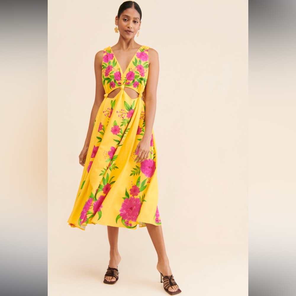 Farm Rio Romantic Garden Dress